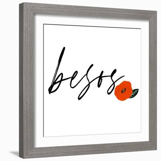 Besos I-Studio W-Framed Art Print