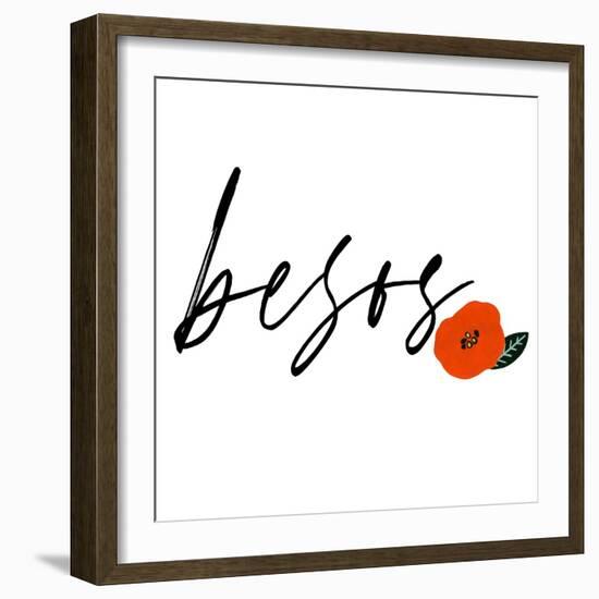 Besos I-Studio W-Framed Art Print