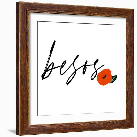 Besos I-Studio W-Framed Art Print