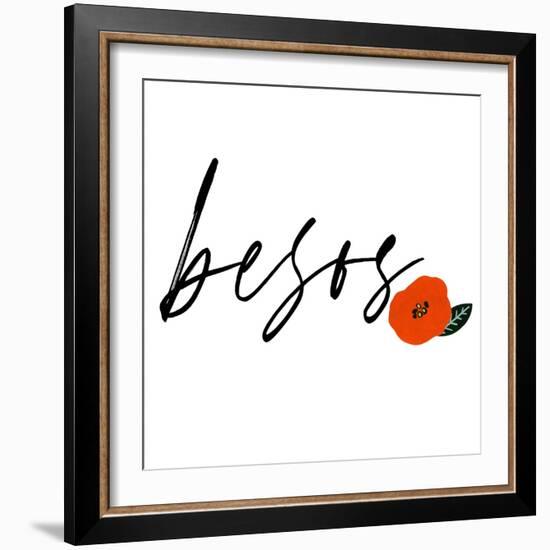 Besos I-Studio W-Framed Art Print