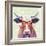 Bespectacled Bovine I-Victoria Borges-Framed Art Print