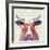 Bespectacled Bovine I-Victoria Borges-Framed Art Print