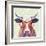 Bespectacled Bovine I-Victoria Borges-Framed Art Print