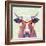 Bespectacled Bovine I-Victoria Borges-Framed Art Print