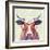 Bespectacled Bovine I-Victoria Borges-Framed Art Print