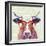 Bespectacled Bovine I-Victoria Borges-Framed Art Print