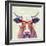 Bespectacled Bovine I-Victoria Borges-Framed Art Print