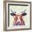 Bespectacled Bovine I-Victoria Borges-Framed Art Print