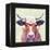 Bespectacled Bovine I-Victoria Borges-Framed Art Print