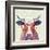 Bespectacled Bovine I-Victoria Borges-Framed Art Print