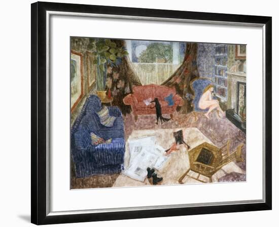 Bess Reading, Jill on the Phone, 1993-Ian Bliss-Framed Giclee Print