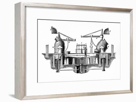 'Bessemer's Steel-converting Apparatus', c1917-Unknown-Framed Giclee Print