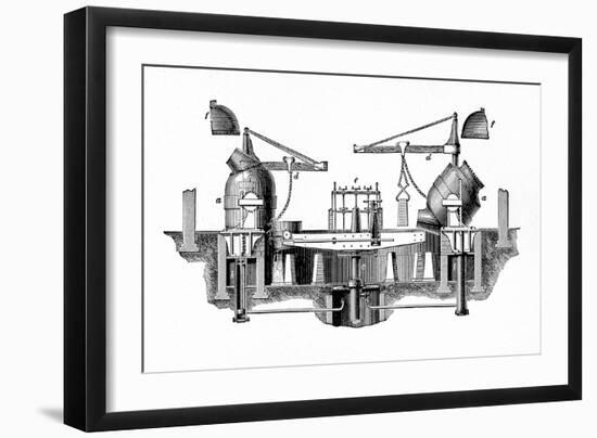 'Bessemer's Steel-converting Apparatus', c1917-Unknown-Framed Giclee Print
