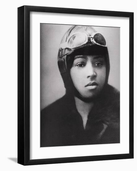 Bessie Coleman (1892-1926), Was an Early African American Pilot-null-Framed Photo