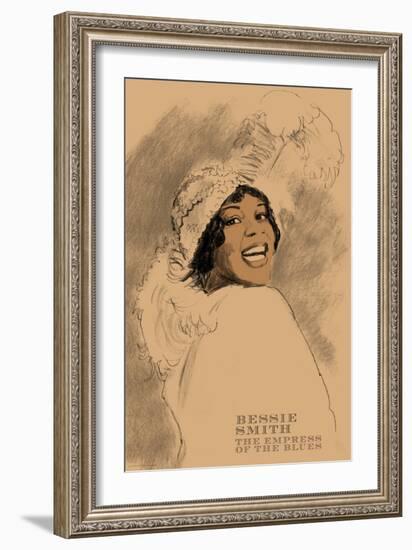 Bessie Smith-Clifford Faust-Framed Art Print