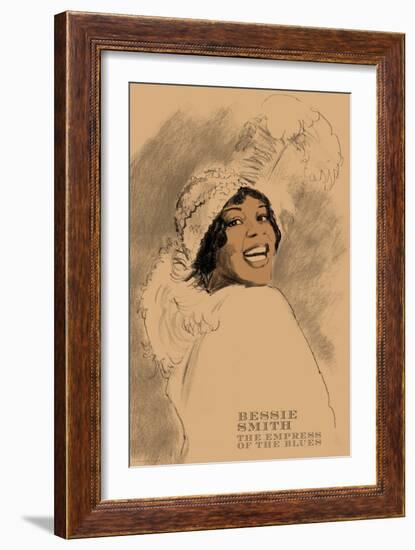 Bessie Smith-Clifford Faust-Framed Art Print