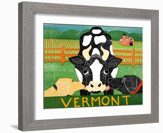 Bessie Vermont-Stephen Huneck-Framed Giclee Print