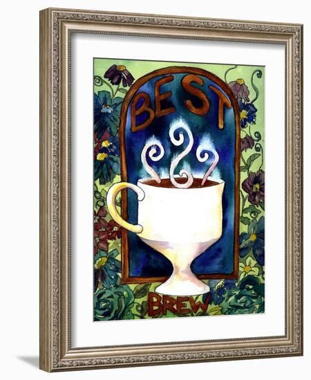 Best Brew Coffee-Blenda Tyvoll-Framed Art Print