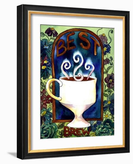 Best Brew Coffee-Blenda Tyvoll-Framed Art Print