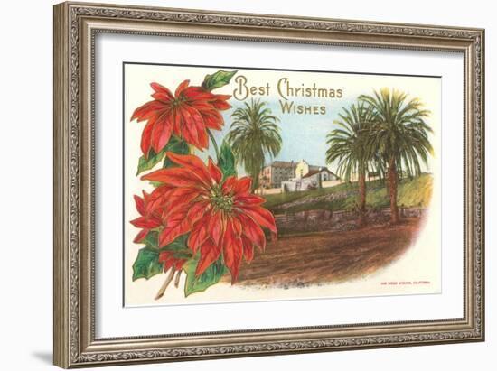 Best Christmas, Old Mission, San Diego, California-null-Framed Art Print