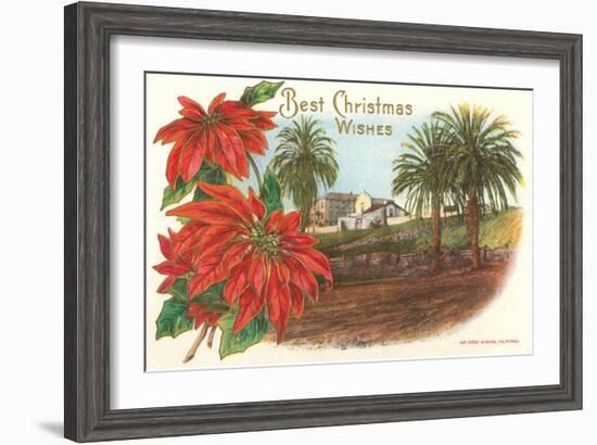 Best Christmas, Old Mission, San Diego, California-null-Framed Art Print