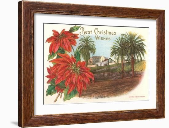 Best Christmas, Old Mission, San Diego, California-null-Framed Art Print