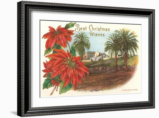 Best Christmas, Old Mission, San Diego, California-null-Framed Art Print
