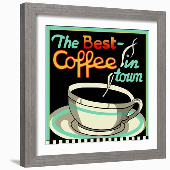 Best Coffee in Town-Kate Ward Thacker-Framed Giclee Print