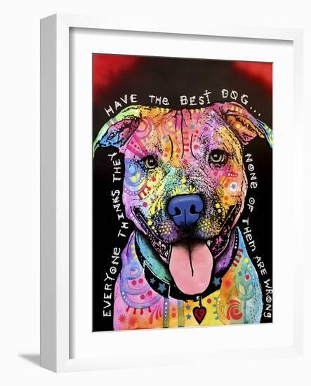 Best Dog-Dean Russo-Framed Giclee Print