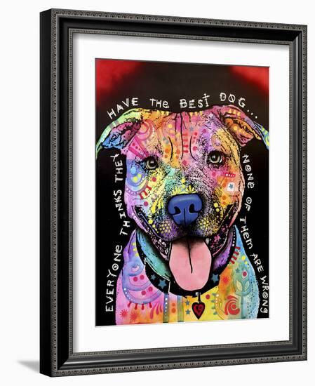 Best Dog-Dean Russo-Framed Giclee Print