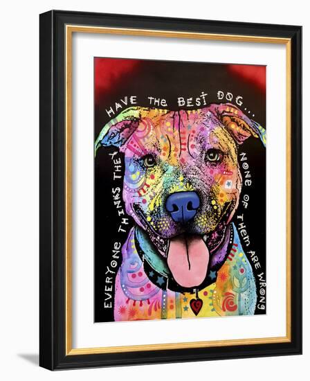 Best Dog-Dean Russo-Framed Giclee Print