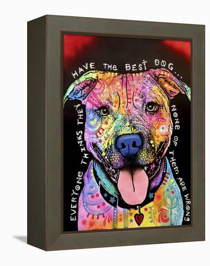 Best Dog-Dean Russo-Framed Premier Image Canvas