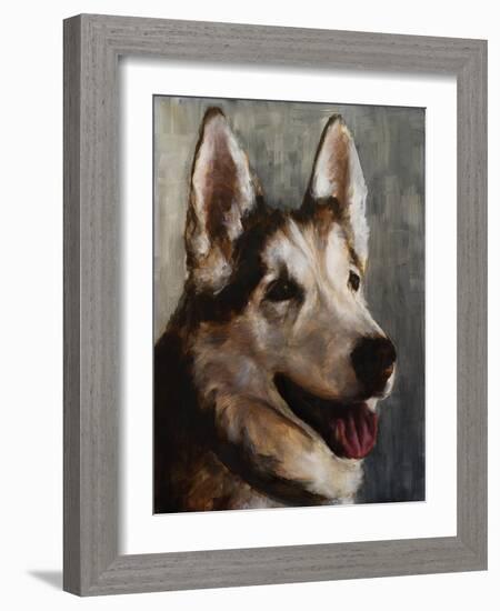 Best Friend I-Walt Johnson-Framed Art Print