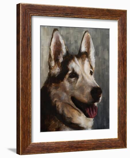 Best Friend I-Walt Johnson-Framed Art Print