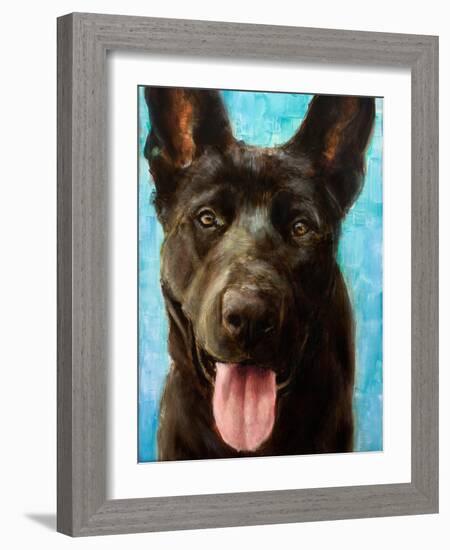 Best Friend II-Walt Johnson-Framed Art Print