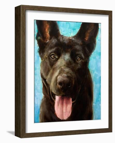 Best Friend II-Walt Johnson-Framed Art Print