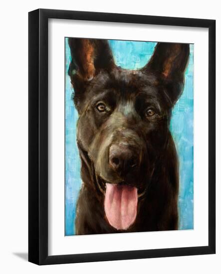 Best Friend II-Walt Johnson-Framed Art Print