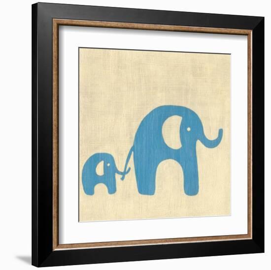 Best Friends - Elephants-Chariklia Zarris-Framed Art Print