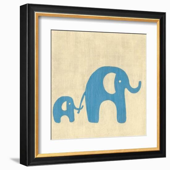 Best Friends - Elephants-Chariklia Zarris-Framed Art Print