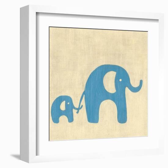 Best Friends - Elephants-Chariklia Zarris-Framed Art Print