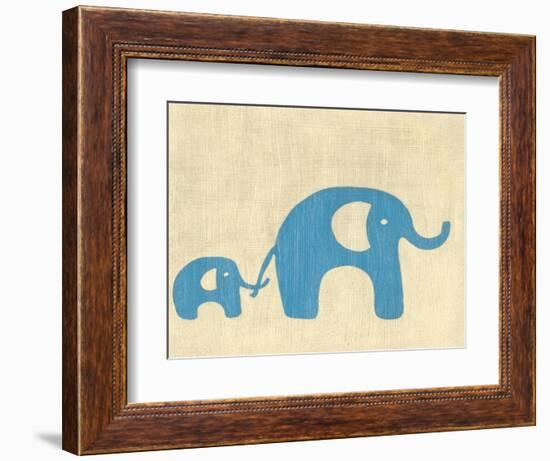 Best Friends - Elephants-Chariklia Zarris-Framed Premium Giclee Print