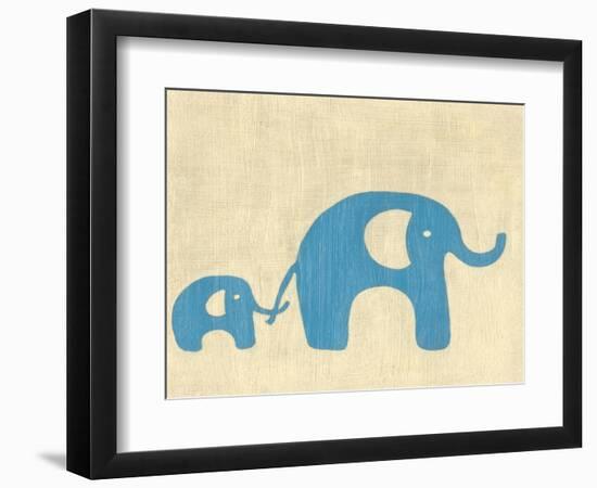 Best Friends - Elephants-Chariklia Zarris-Framed Premium Giclee Print