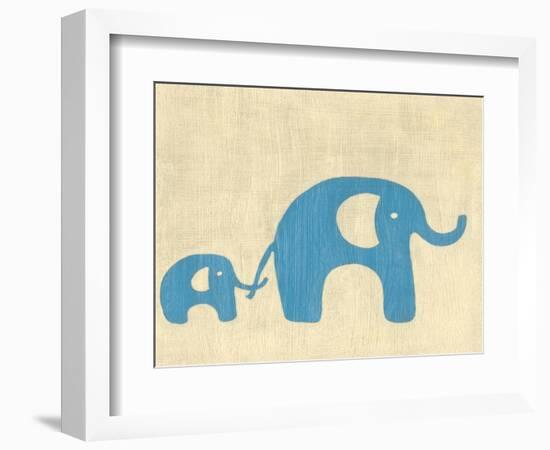 Best Friends - Elephants-Chariklia Zarris-Framed Art Print