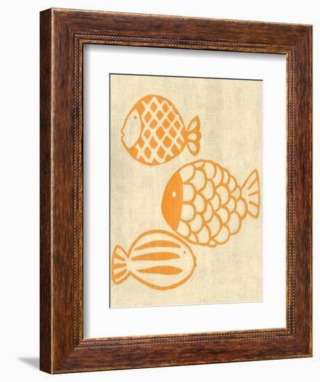 Best Friends - Fish-Chariklia Zarris-Framed Art Print