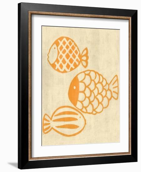 Best Friends - Fish-Chariklia Zarris-Framed Art Print