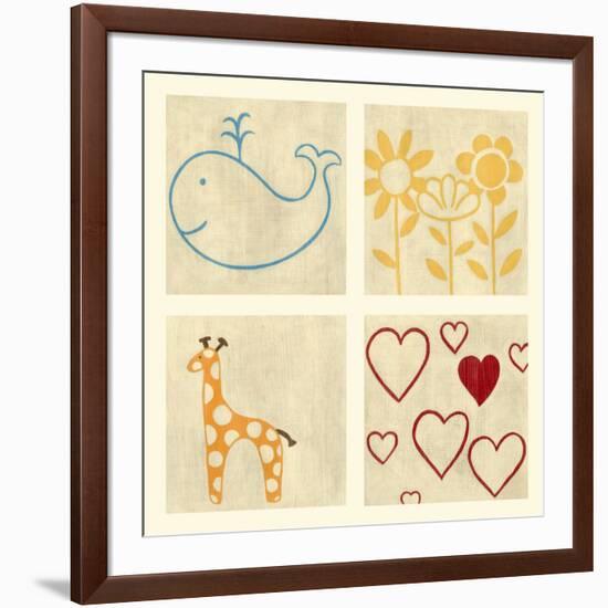 Best Friends Forever III-Chariklia Zarris-Framed Art Print