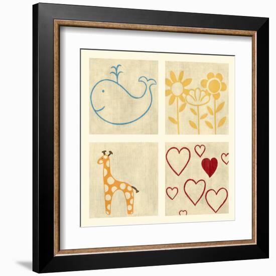 Best Friends Forever III-Chariklia Zarris-Framed Art Print