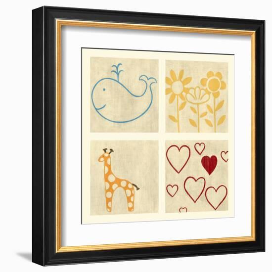 Best Friends Forever III-Chariklia Zarris-Framed Art Print