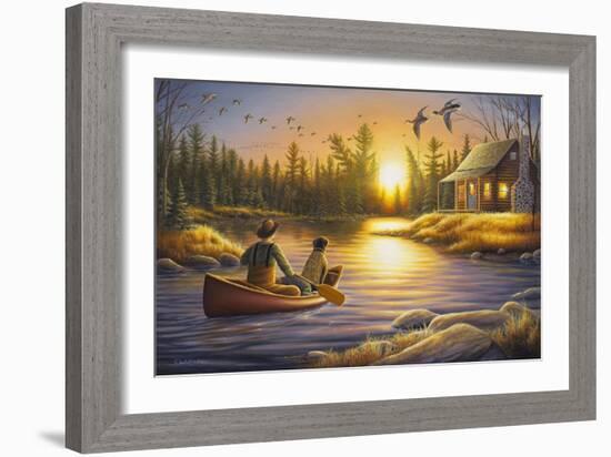 Best Friends Forever-Chuck Black-Framed Giclee Print