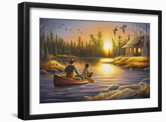 Best Friends Forever-Chuck Black-Framed Giclee Print